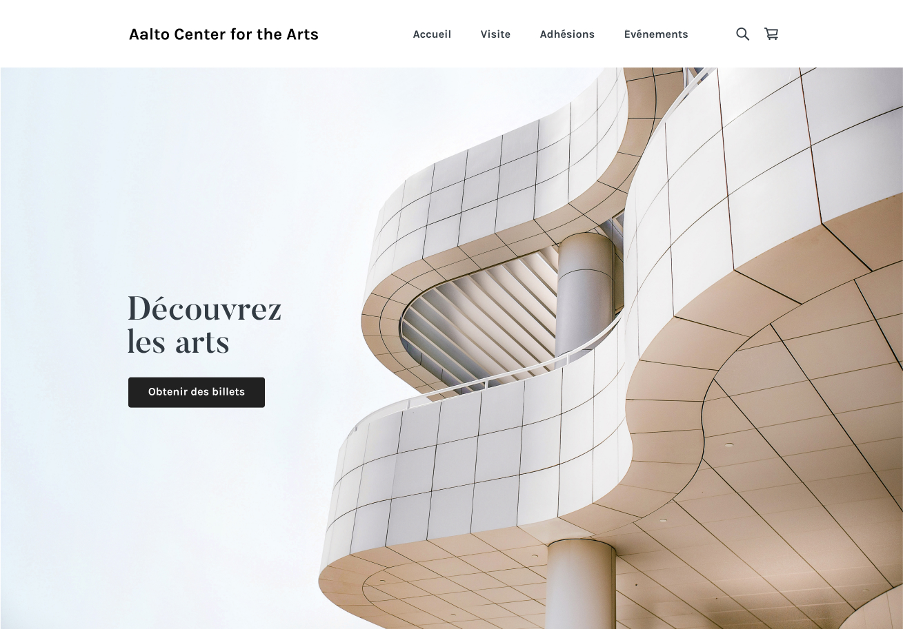 Example website