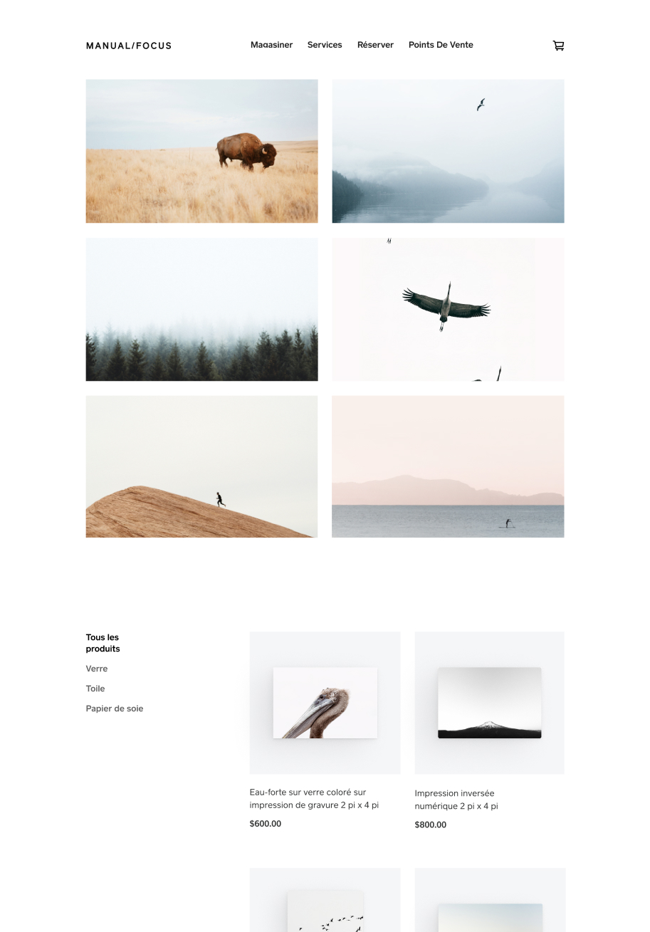 Example website