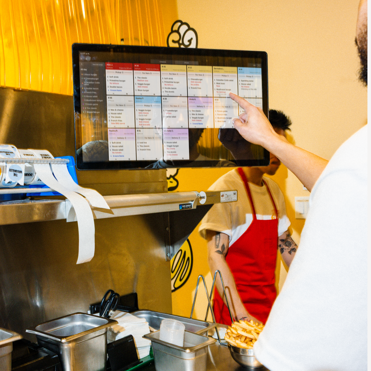 Payment on a Square Terminal.