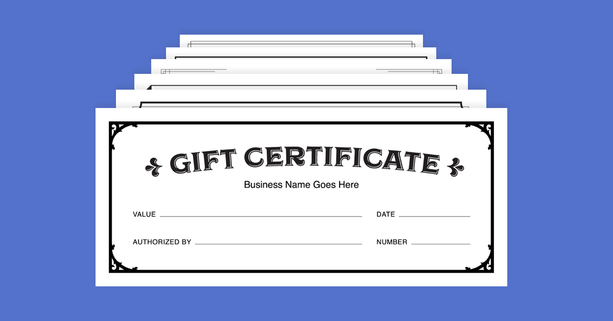 online fillable gift certificate template free