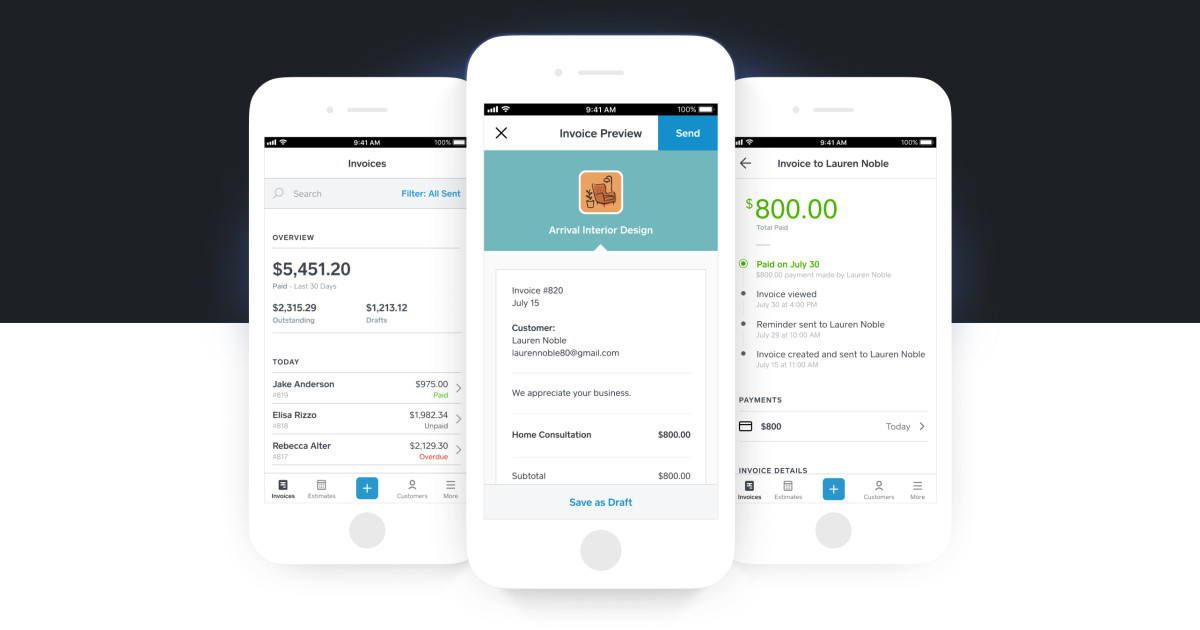 Download The Free Invoicing App | Square Invoices App