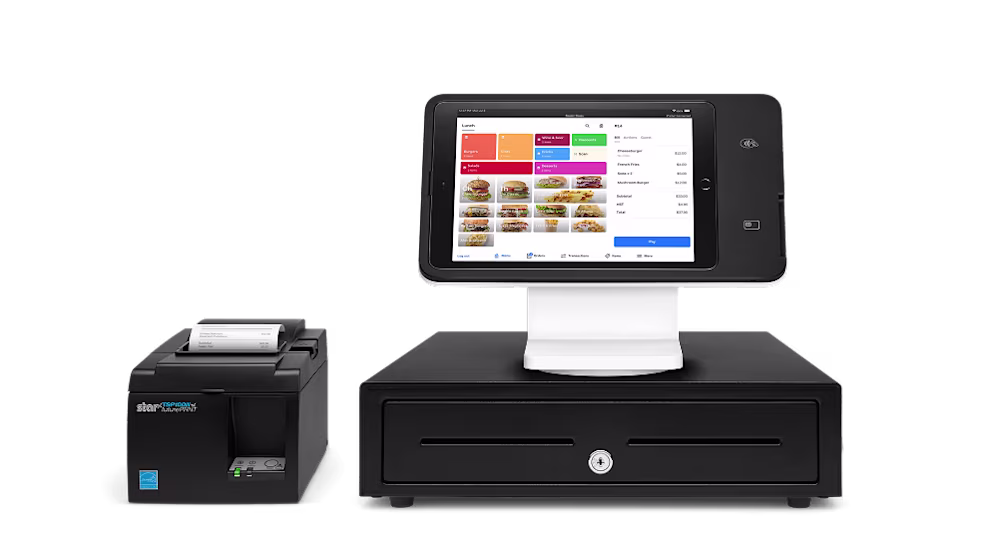 quick service heckler cash drawer combo