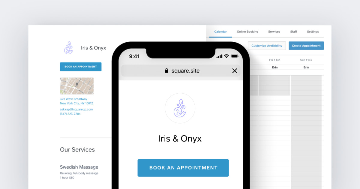 Online Booking Site | Square Appointments