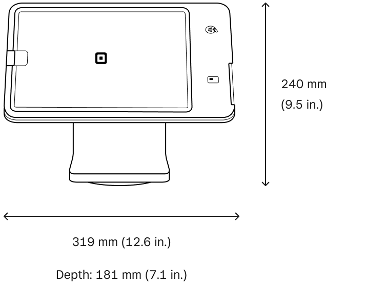 iPad POS stand - Technical Specifications | Square