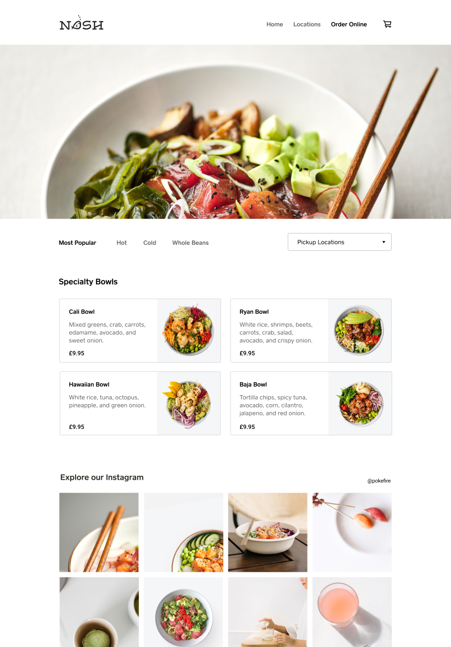 Example website