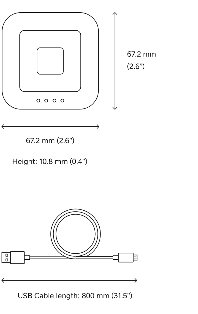 Credit card reader Technical Specifications Square