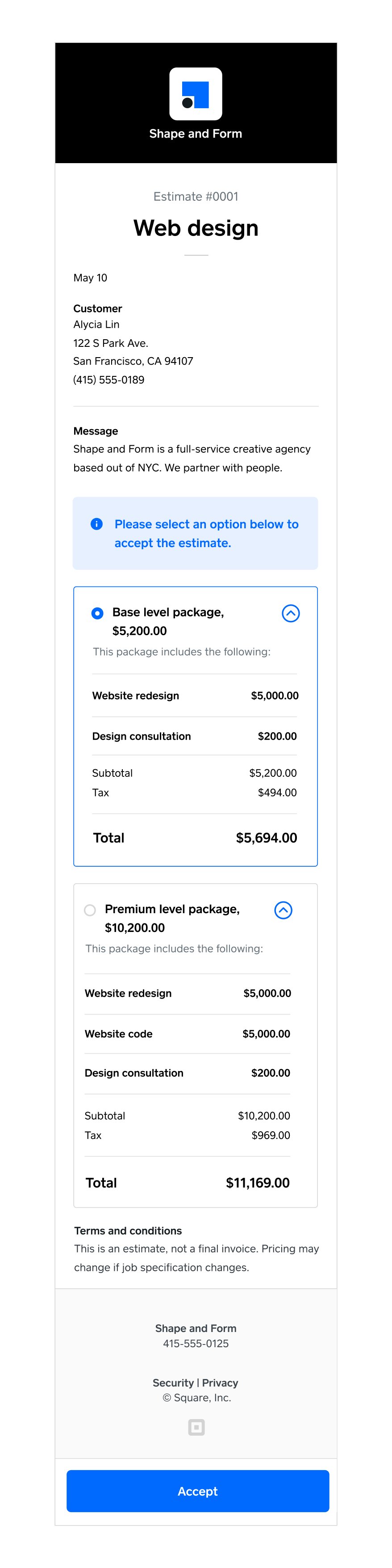Free Invoice Software - Online Invoices | Square Invoices