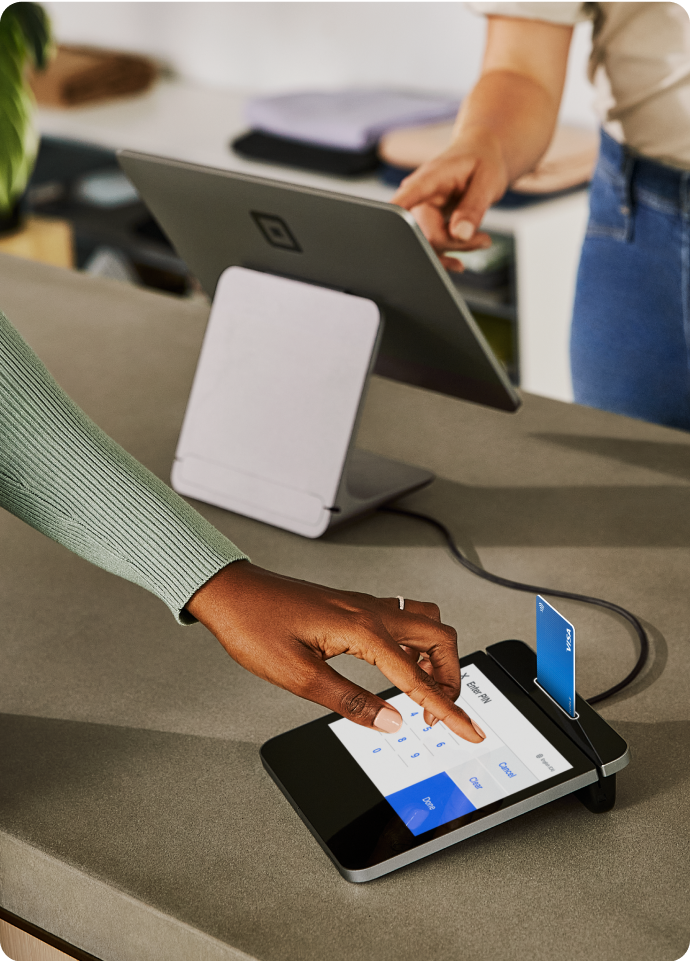 Fully Integrated POS Register Square Register