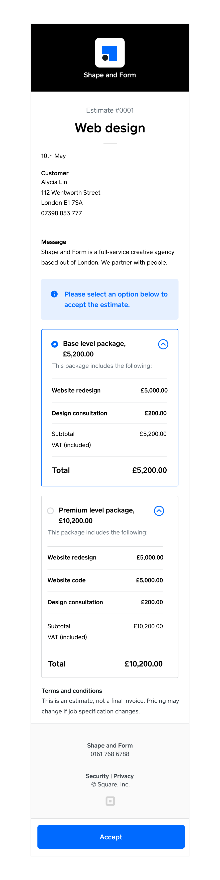 Free Invoice Software – Online Invoices | Square Invoices