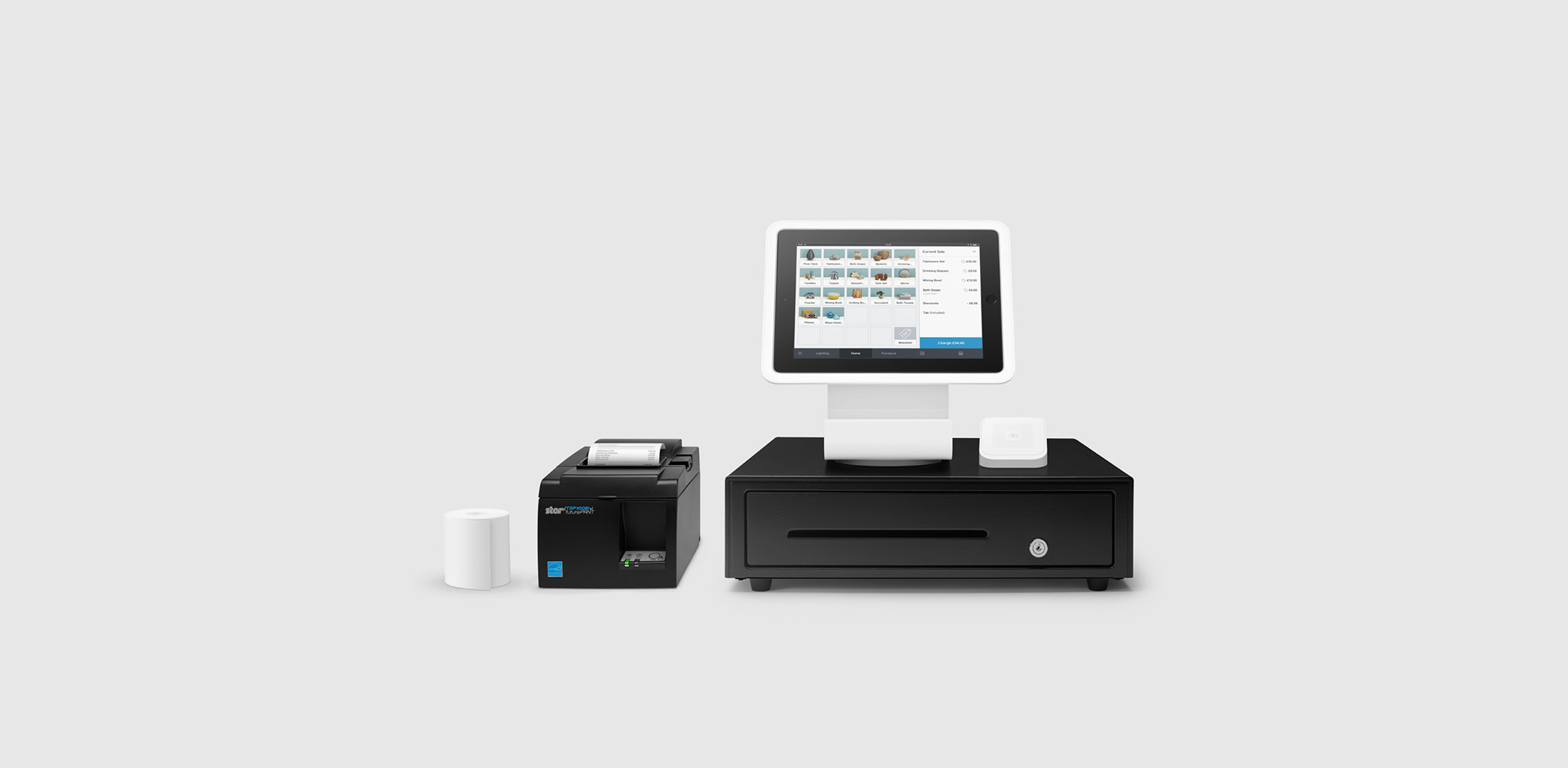 Square stand kit with usb printer square shop