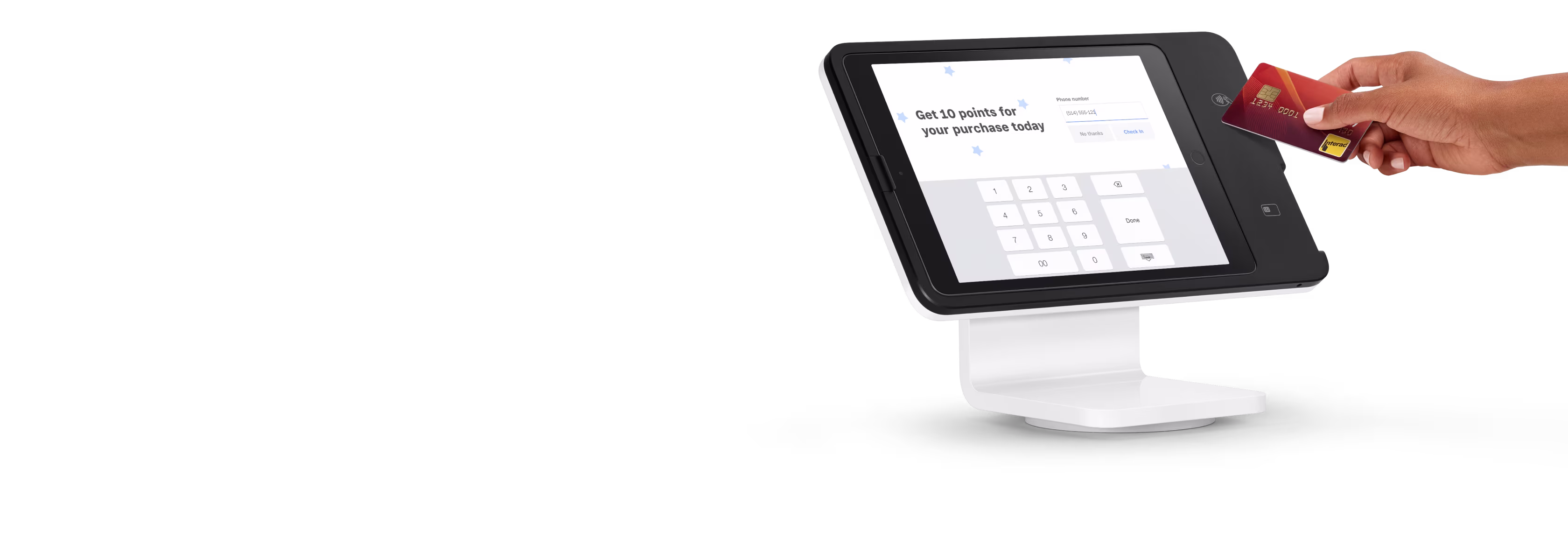 quick service loyalty stand