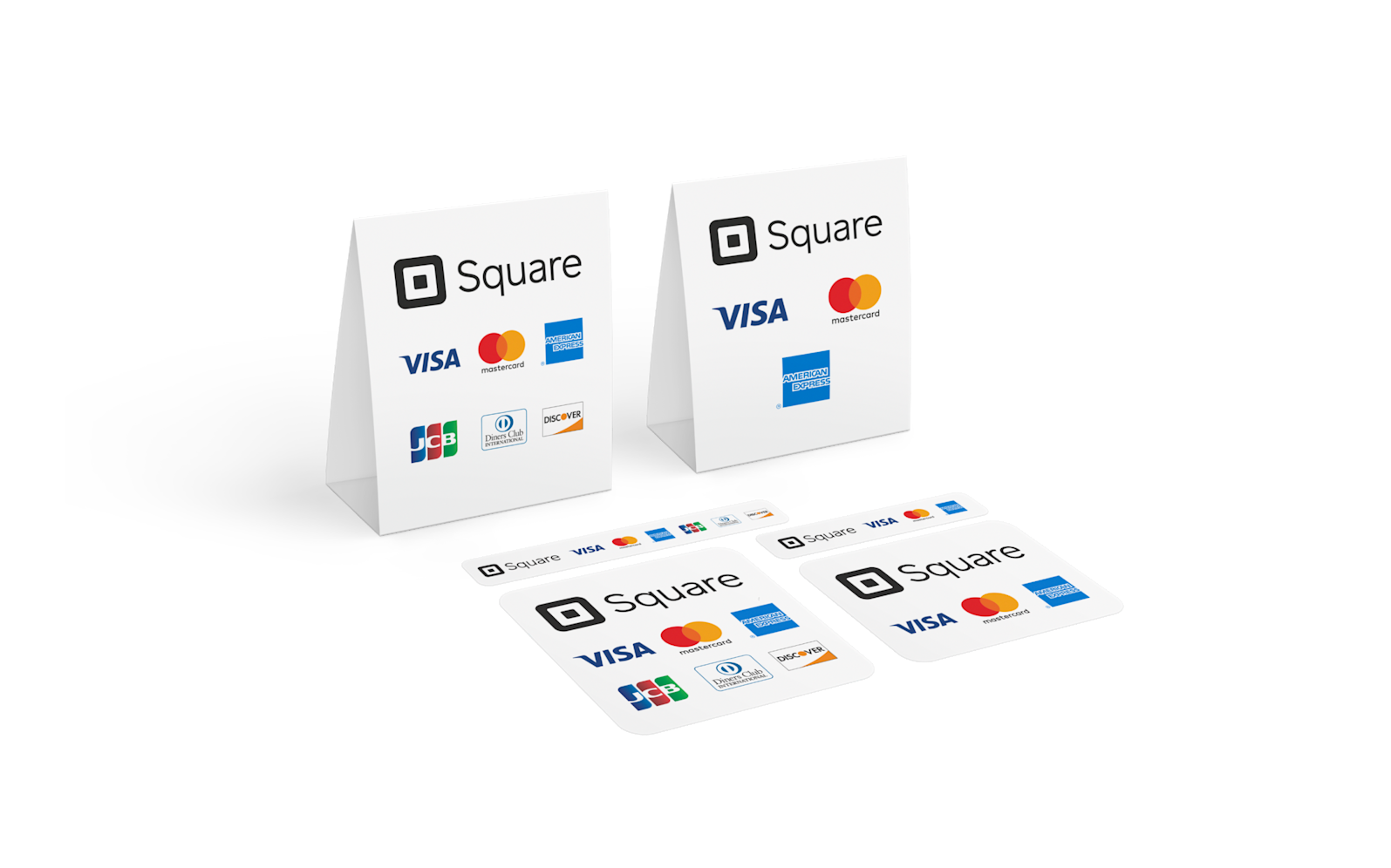 カード取扱加盟店用pop ポップ 無料配布中 Squareショップ カード取扱加盟店用pop ポップ 無料配布中 Squareショップ