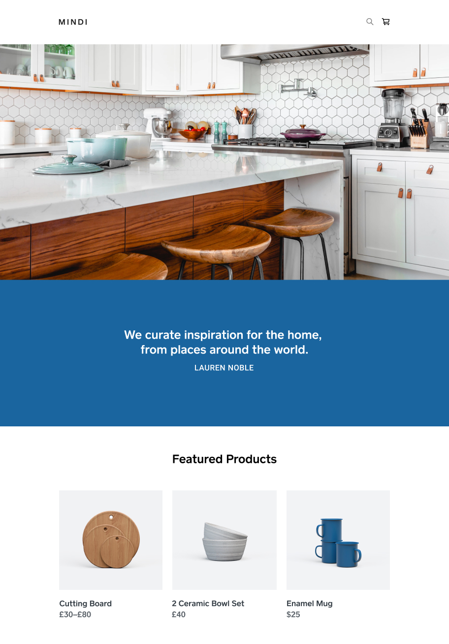 Example website