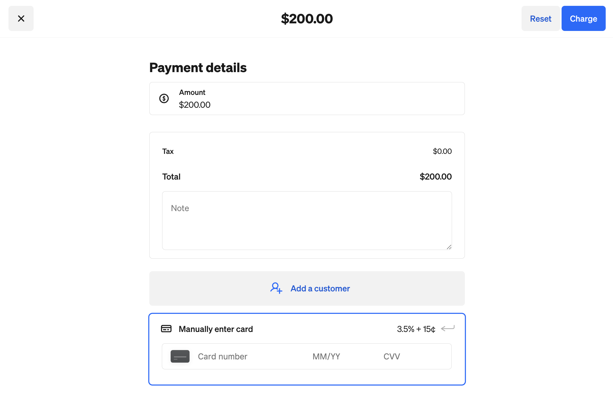 Virtual Terminal Credit Card Processing | Square