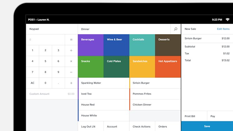 Fully Integrated POS Register | Square Register