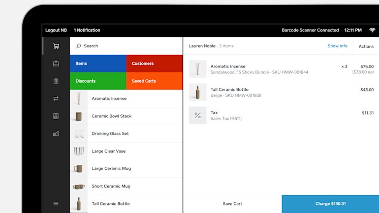 Fully Integrated POS Register | Square Register