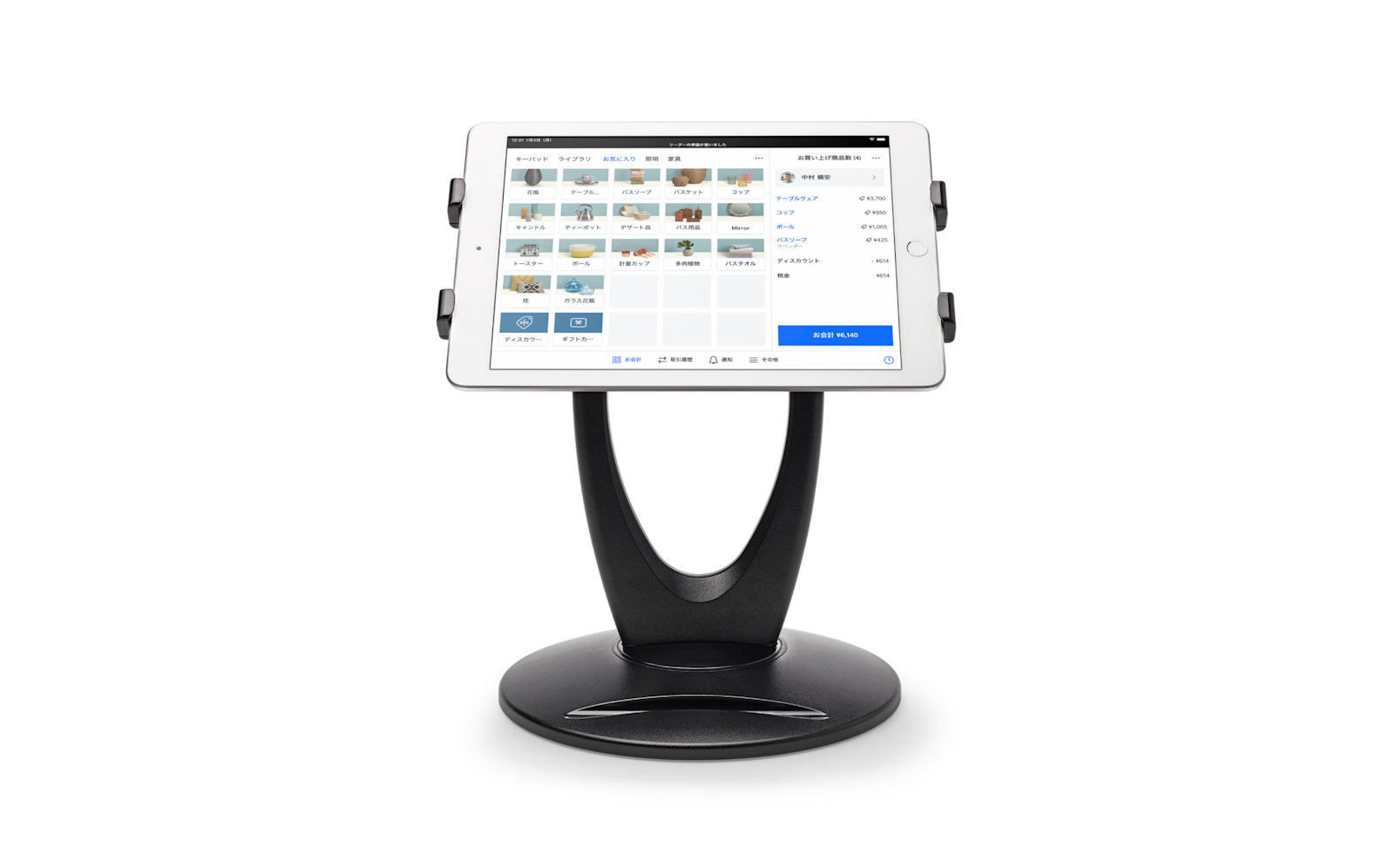 Square スタンド レジ　iPad用 POSシステム iPadのPOSレジ（USB-C対応） | Square スタンド