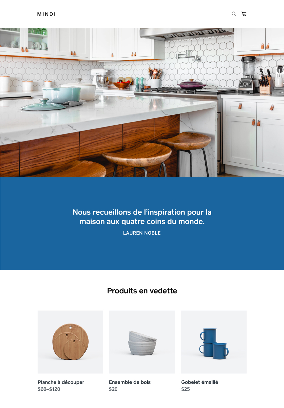 Example website
