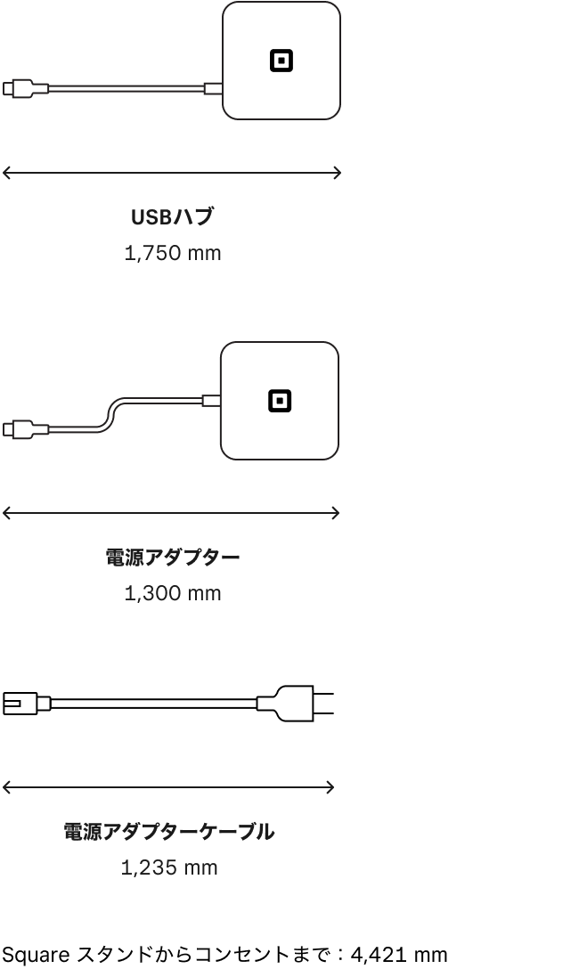 iPad POSスタンド - 技術仕様 | Square