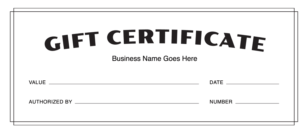 free downloadable gift certificates template word