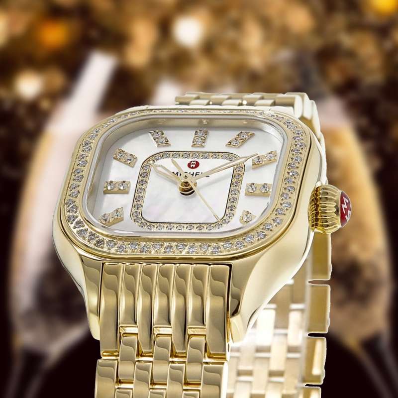 Champagne nights, diamond dials, and a watch that lives for the thrill. Meet the Michele Meggie Diamond, where glamour never checks the time.  