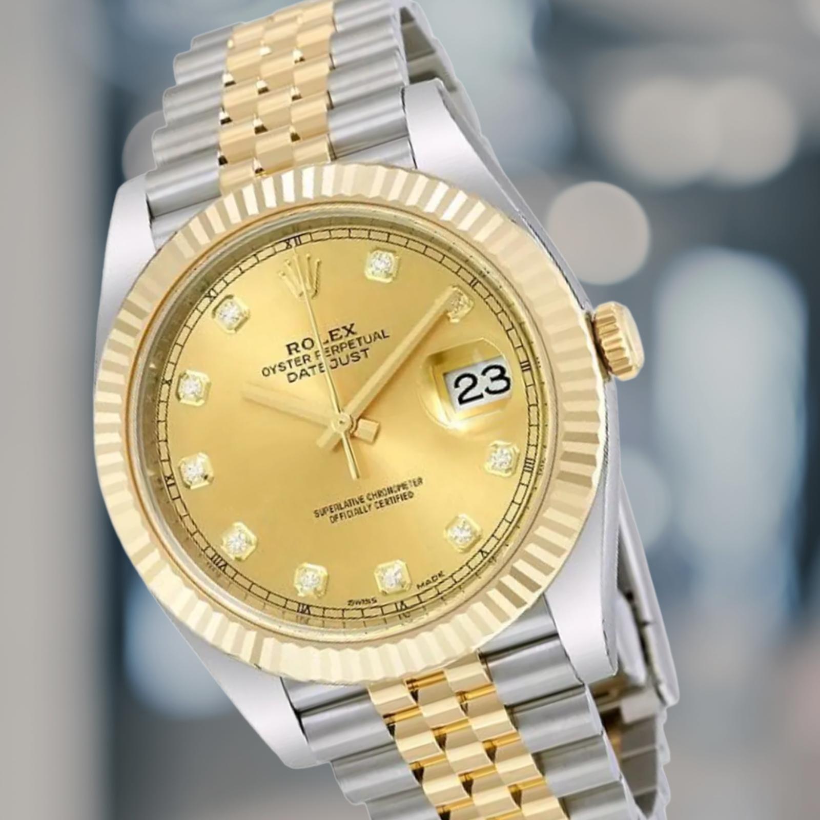 The Rolex Datejust 41 is power, style, and precision. An all-around champion in luxury watchmaking’s most competitive weight class.