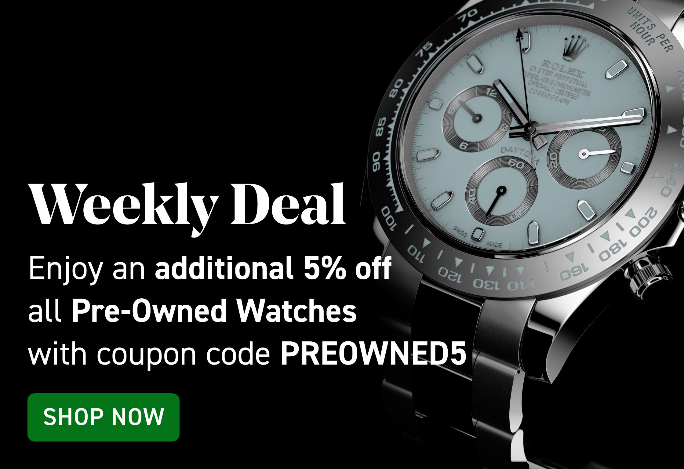 Luxury of watches online coupon code