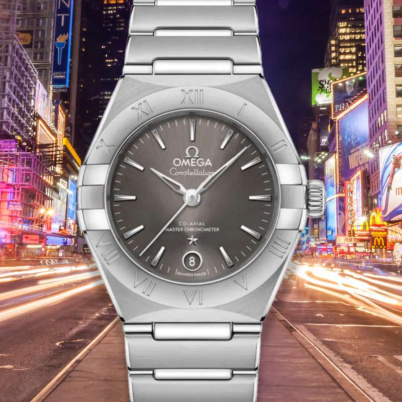 Experience the elegance of the Omega Constellation Manhattan, a watch made for the city that never sleeps. From dinner dates to rooftop nights, own the moment.
