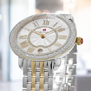 Michele Serein watches put design with useful features like day, date & 24-hour subdials, making them ideal for style and daily wear.