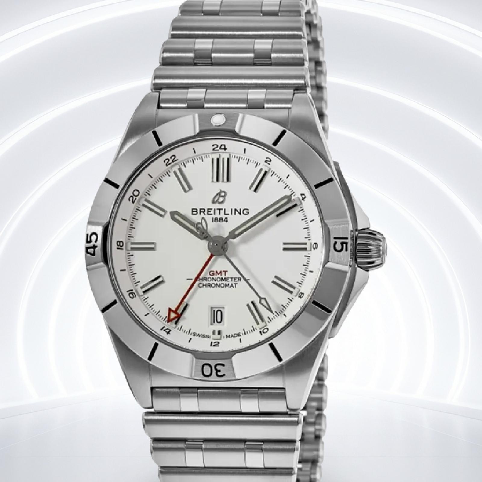 Strap on a Breitling Chronomat for bold numbers, knurled bite, daily grit, and glossy luxury that wears hard and looks sharp.