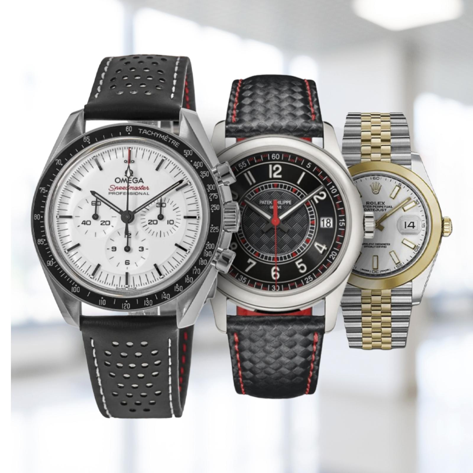 Swiss watches that shimmer, glide, and grip the wrist. Explore Omega, Rolex, Cartier & Patek models trusted by WatchMaxx collectors.