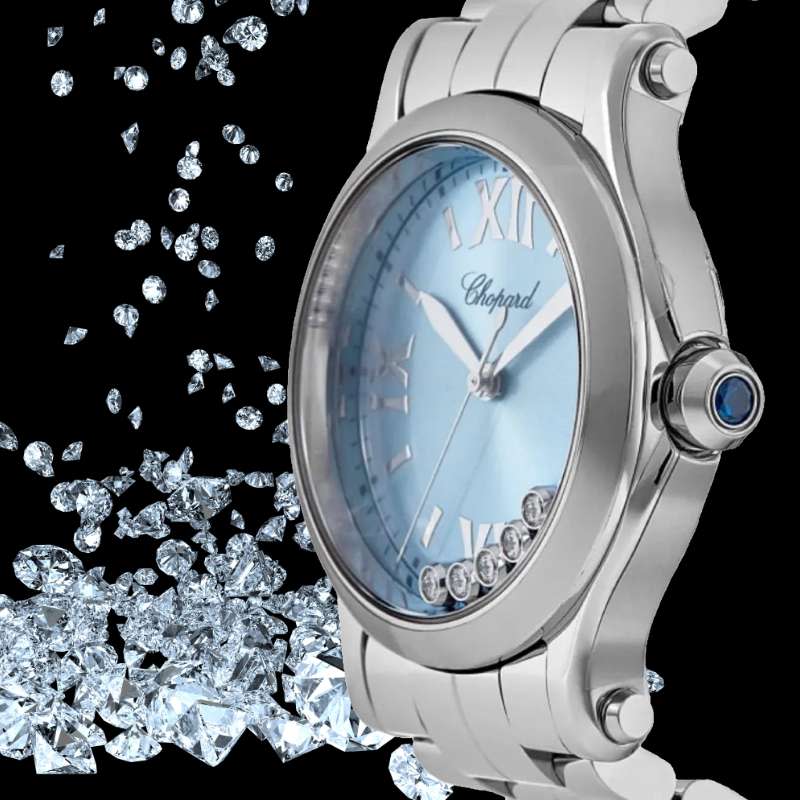 Chopard s Happy Sport Joyful Diamonds Dance with Time WatchMaxx