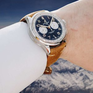 Explore Breitling watches built for alpine extremes with style, strength, and precision from rock face to rooftop bar, without missing a second.