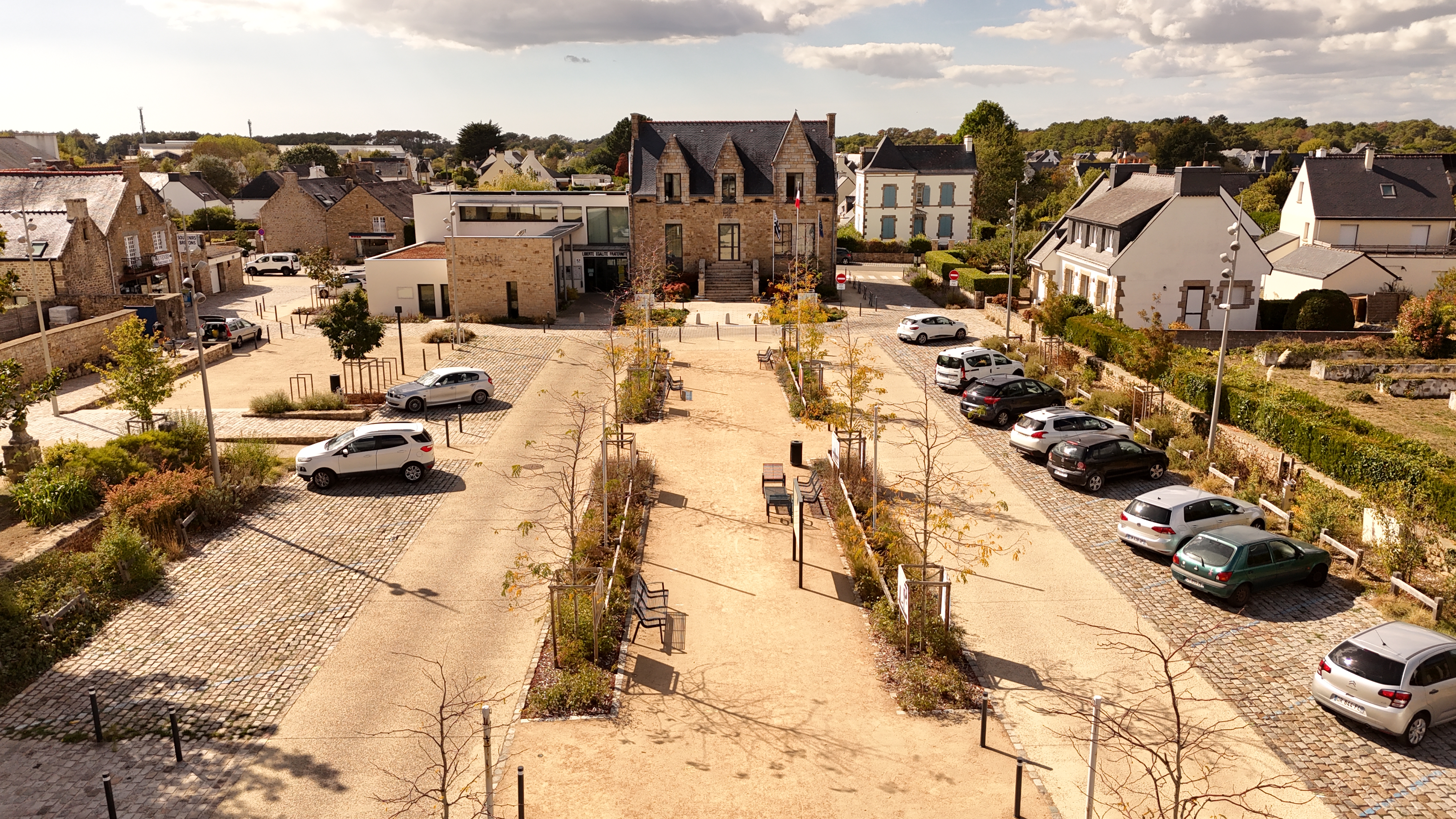 photos du projet Erdeven - Centre Bourg