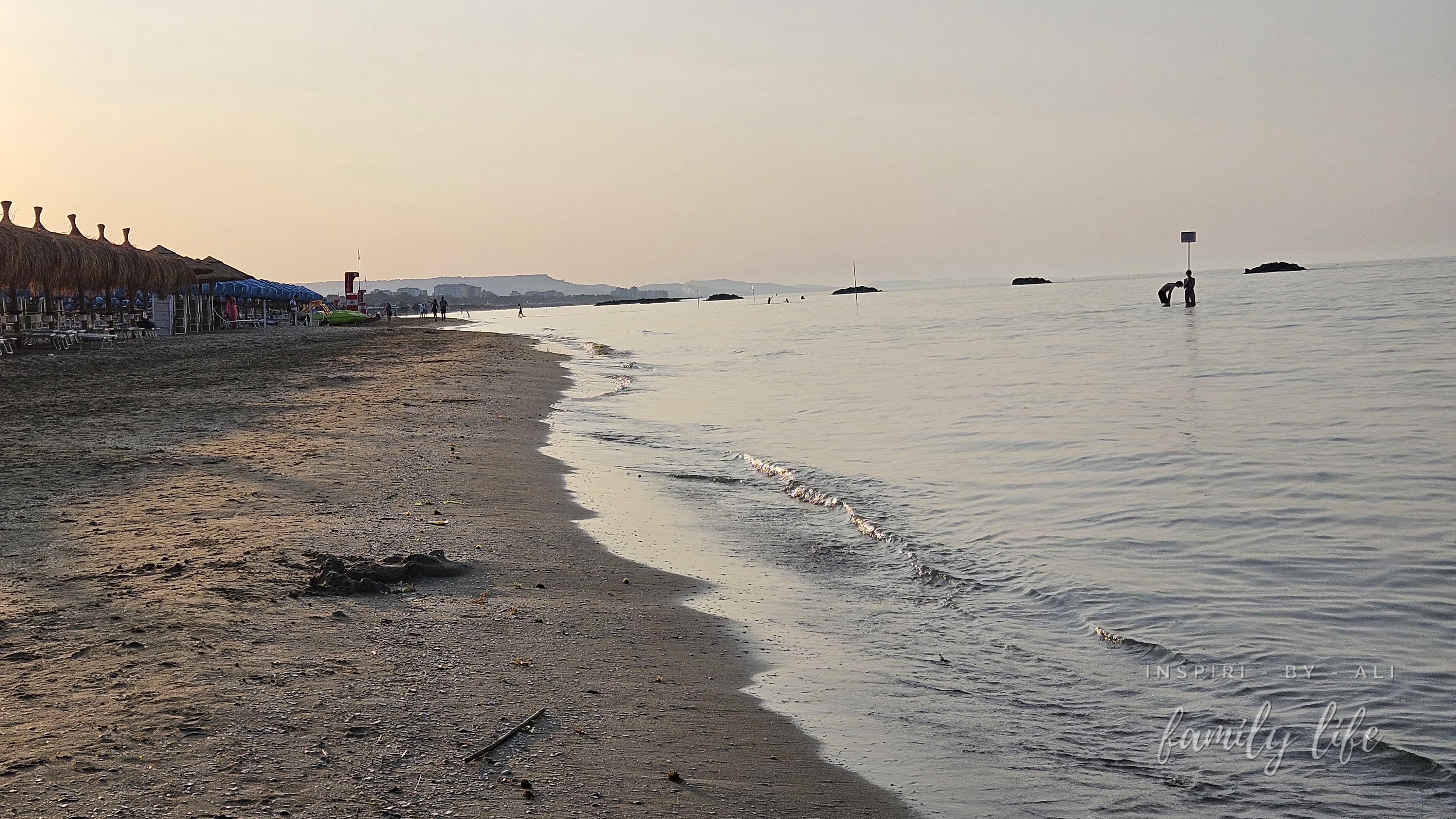 Plaża w centrum Pescary