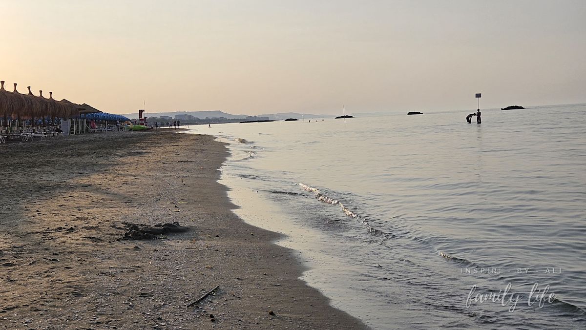 Plaża w centrum Pescary