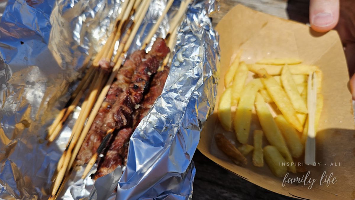 Arrosticini z frytkami