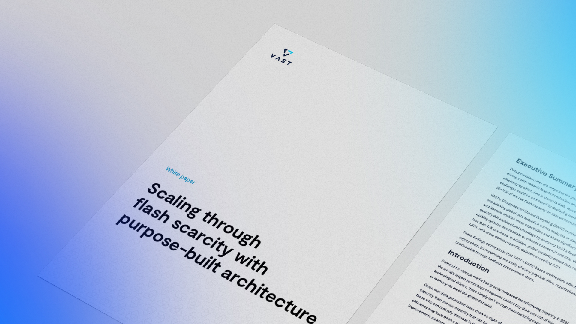 Scaling Through Flash Scarcity with Purpose Built Architecture