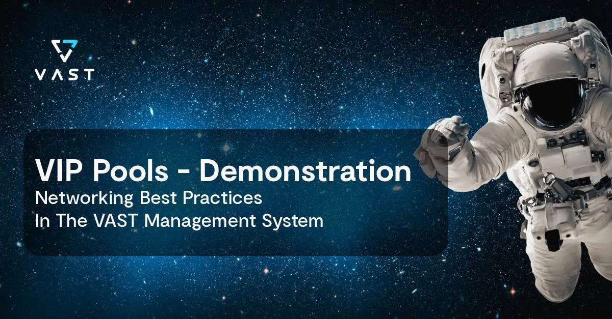 Vip Pool Tedi Virtual IP Pool Setup & Demo: Networking in VAST Management System ...