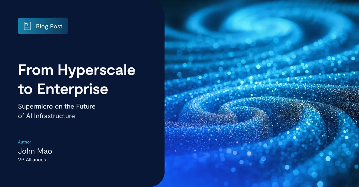 Supermicro On The Future Of Ai Infrastructure Vast Data