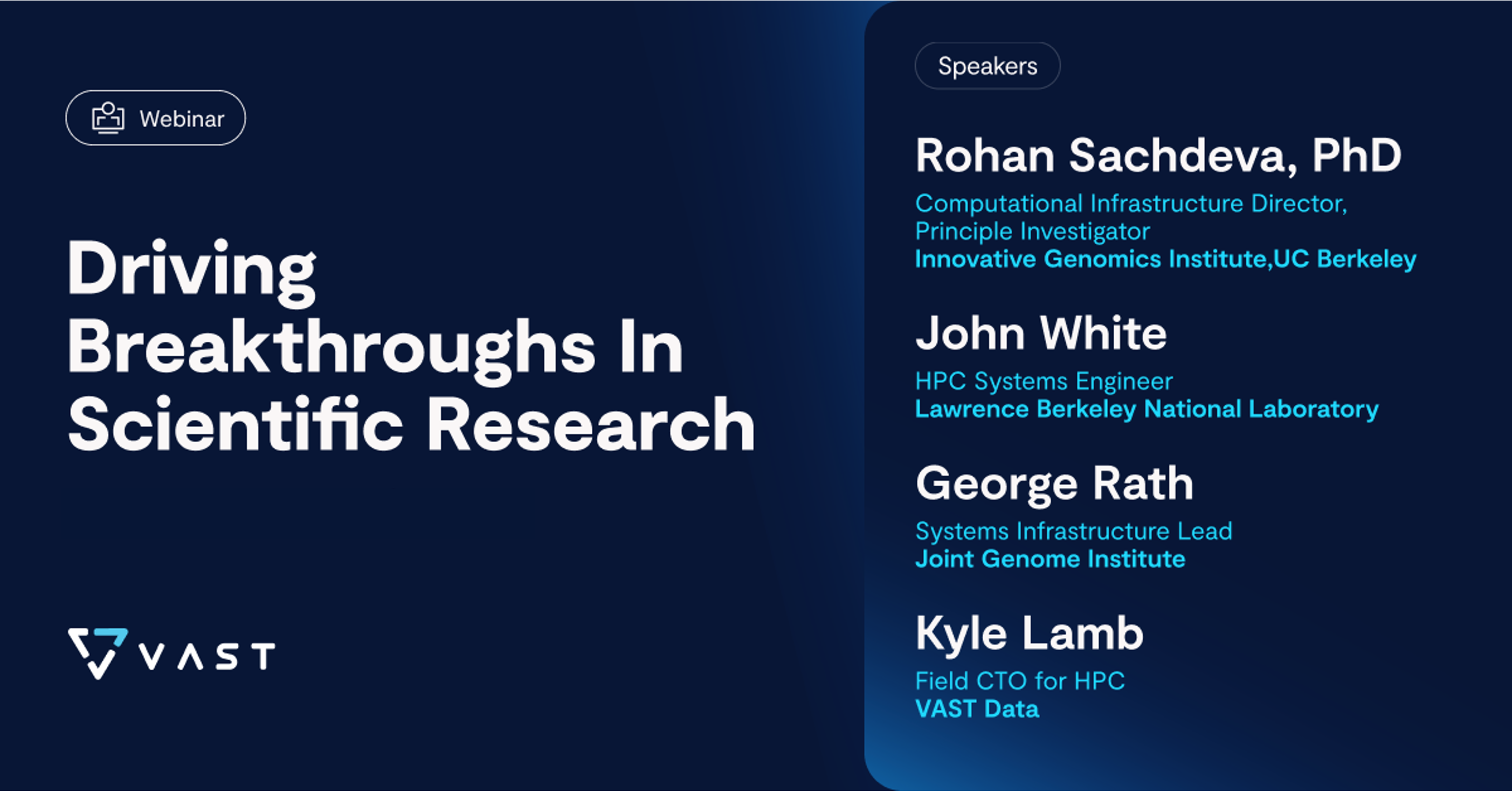 Driving Breakthroughs In Scientific Research - Berkeley Webinar
