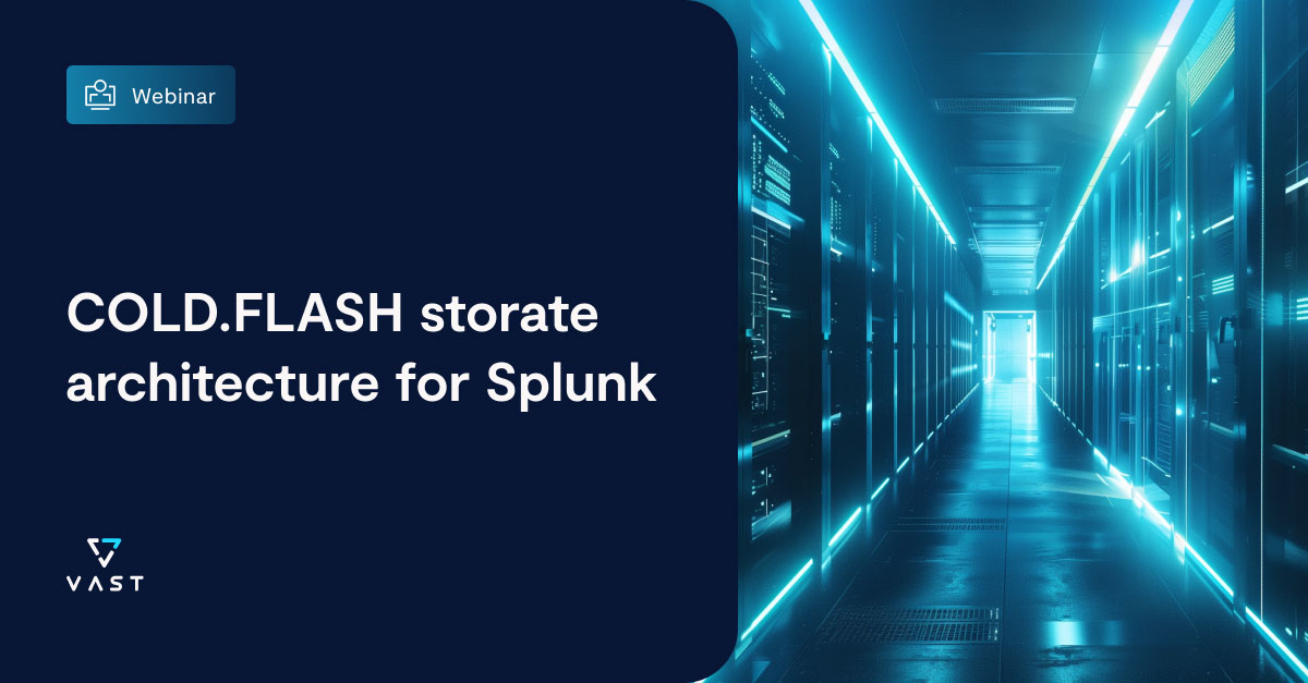 COLD.FLASH storage architecture for Splunk