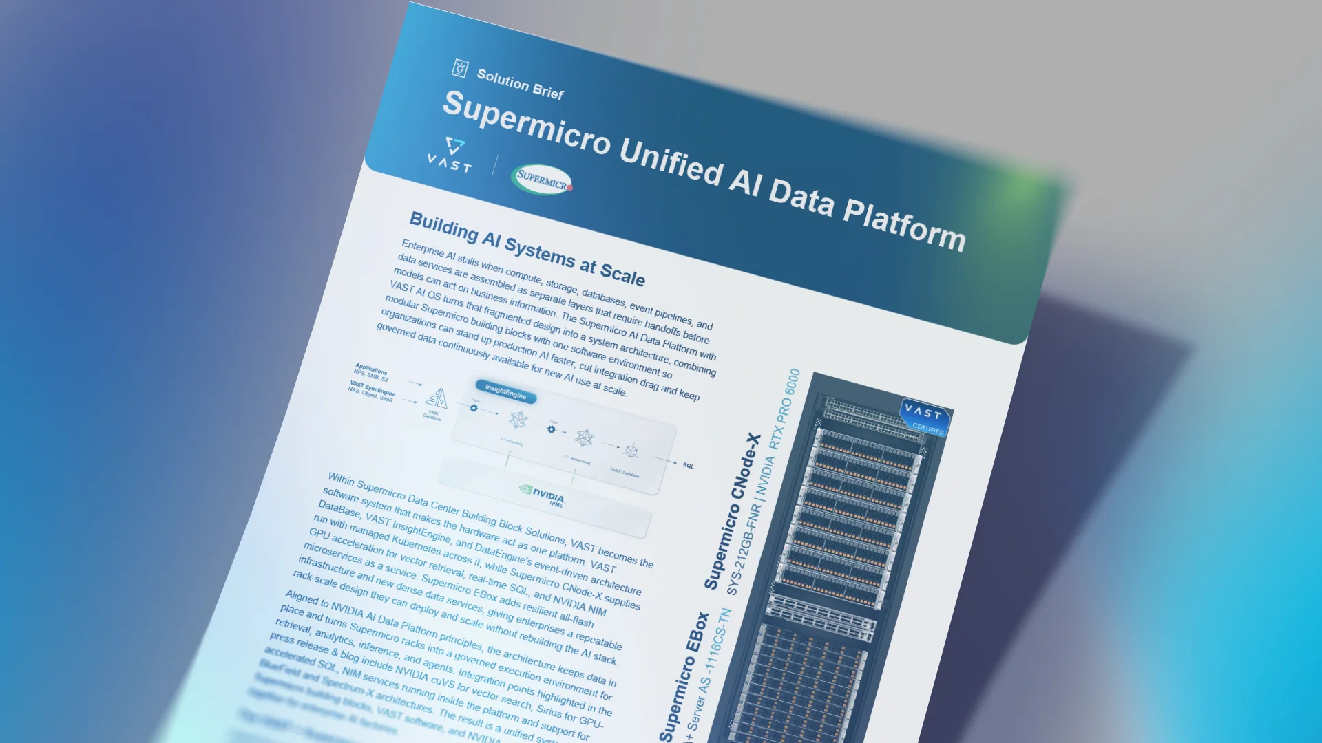 Supermicro Unified AI Data Platform