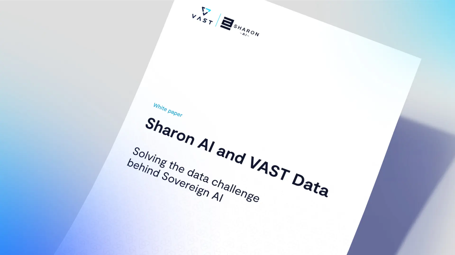 Sharon AI + VAST: Solving the Data Challenge Behind Sovereign AI