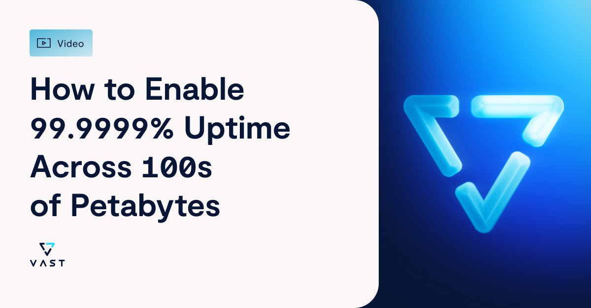 How to enable 99 9999 uptime across 100s of petabytes video