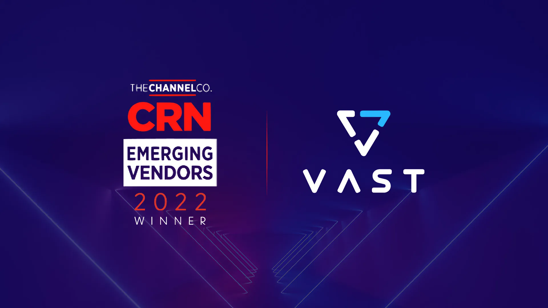 VAST Data Named Emerging Vendor of the Year at the CRN Channel Awards 2022