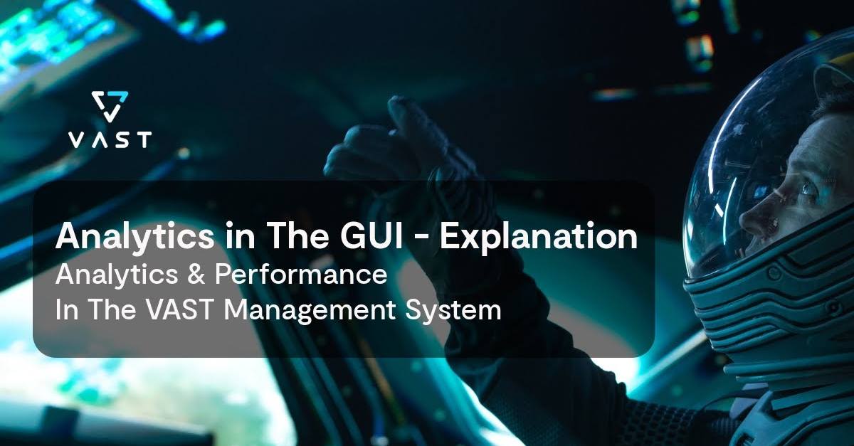 Analytics in VAST Management System GUI - Explanation - VAST Data