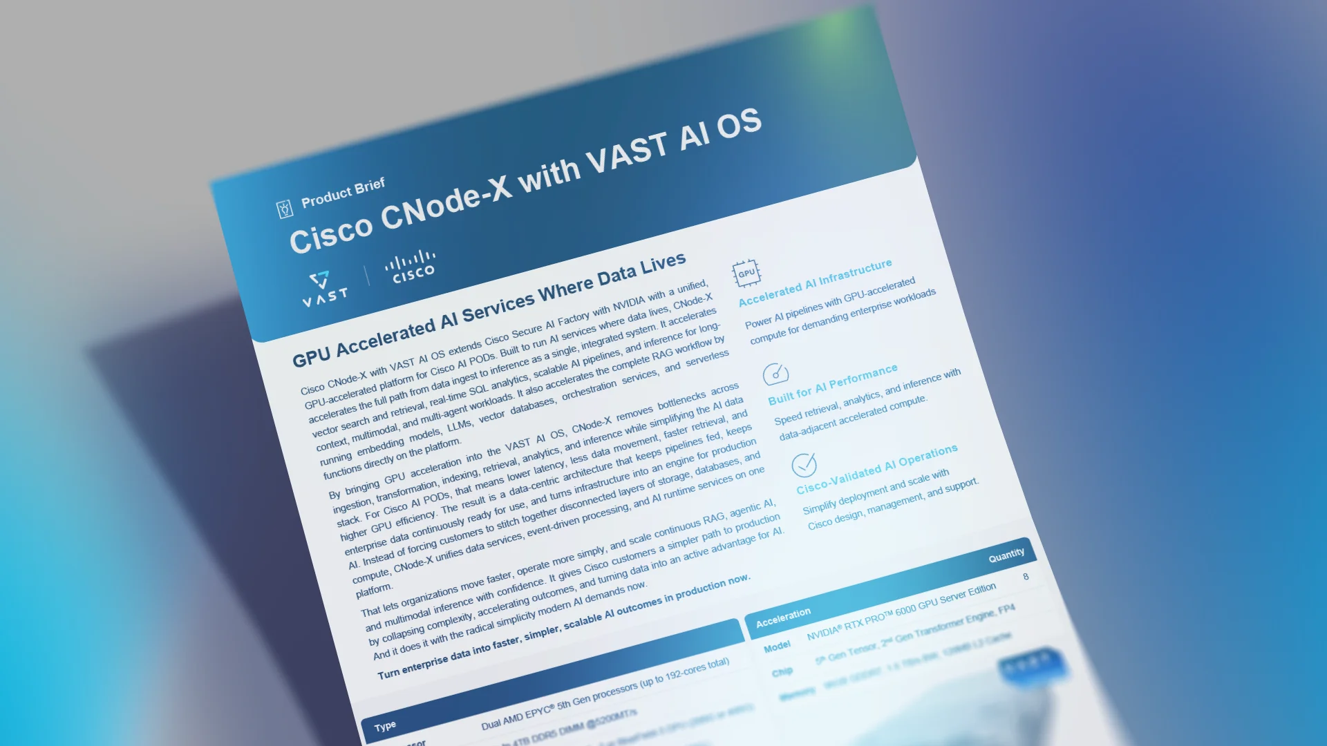 Cisco CNode-X with VAST AI OS