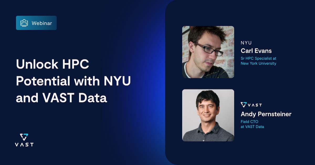 Unlock HPC Potential with NYU and VAST Data