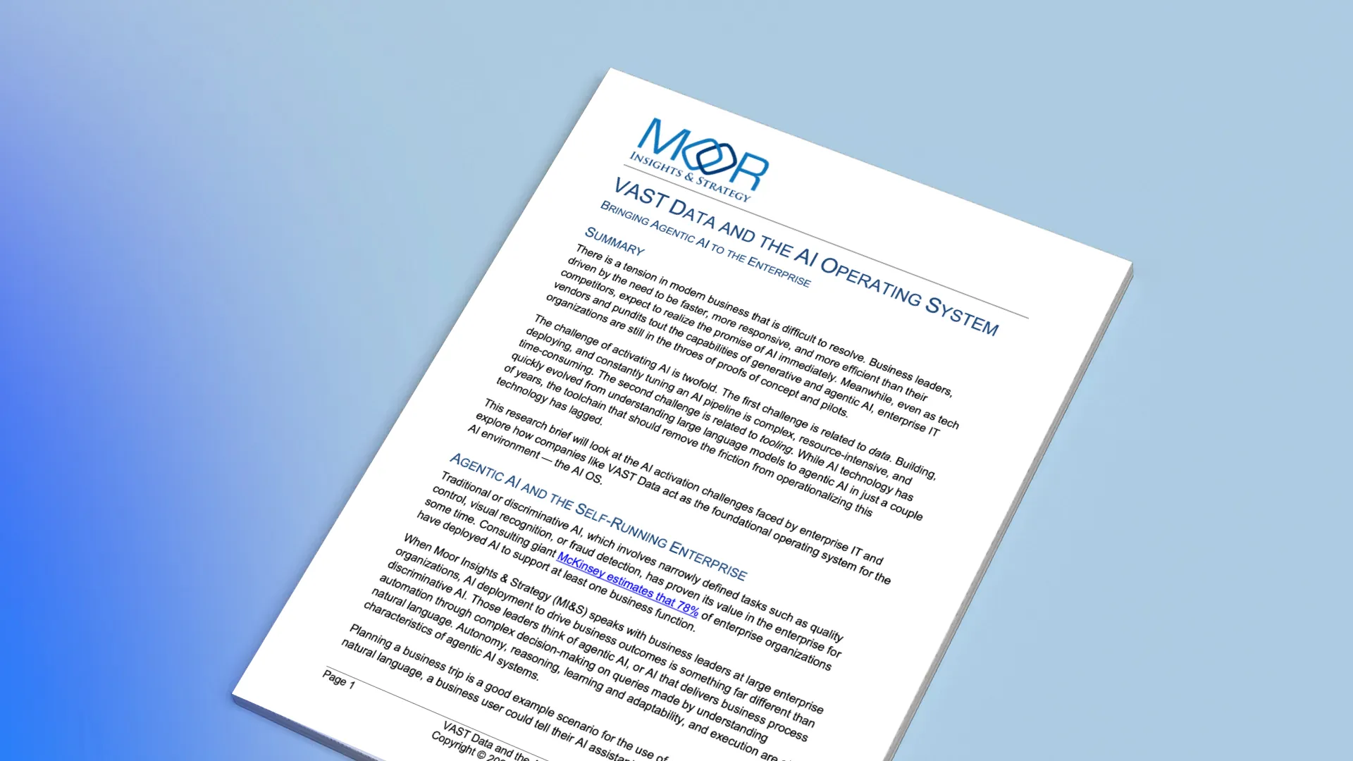Moor Insights & Strategy: VAST Data and the AI Operating System